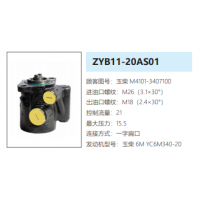 ZYB10-20AS01玉柴发动机方向助力泵动力转向油泵液压泵
