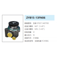 ZYB15-11FN06玉柴發(fā)動(dòng)機(jī)方向助力泵轉(zhuǎn)向油泵液壓泵