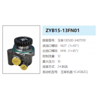 ZYB15-13FN01玉柴發(fā)動(dòng)機(jī)方向助力泵轉(zhuǎn)向油泵液壓泵