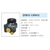 ZYB15-13FN12玉柴發(fā)動(dòng)機(jī)方向助力泵轉(zhuǎn)向油泵液壓泵