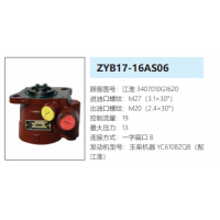 ZYB17-16AS06玉柴发动机方向助力泵转向油泵液压泵