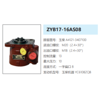 ZYB17-16AS08玉柴发动机方向助力泵转向油泵液压泵