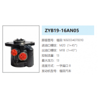 ZYB19-16AN05福田欧曼方向助力泵动力转向油泵液压泵