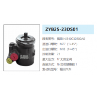 ZYB25-23DS01福田歐曼轉(zhuǎn)向泵方向助力泵液壓油泵