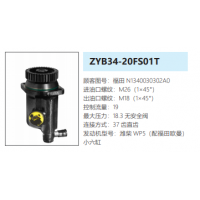 ZYB34-20FS01T福田歐曼方向助力泵轉(zhuǎn)向泵液壓油泵動(dòng)力泵