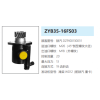 ZYB35-16FS03陜汽德龍方向助力泵轉(zhuǎn)向泵液壓油泵動力泵