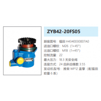 ZYB42-20FS05福田歐曼轉(zhuǎn)向泵助力泵液壓油泵動(dòng)力泵