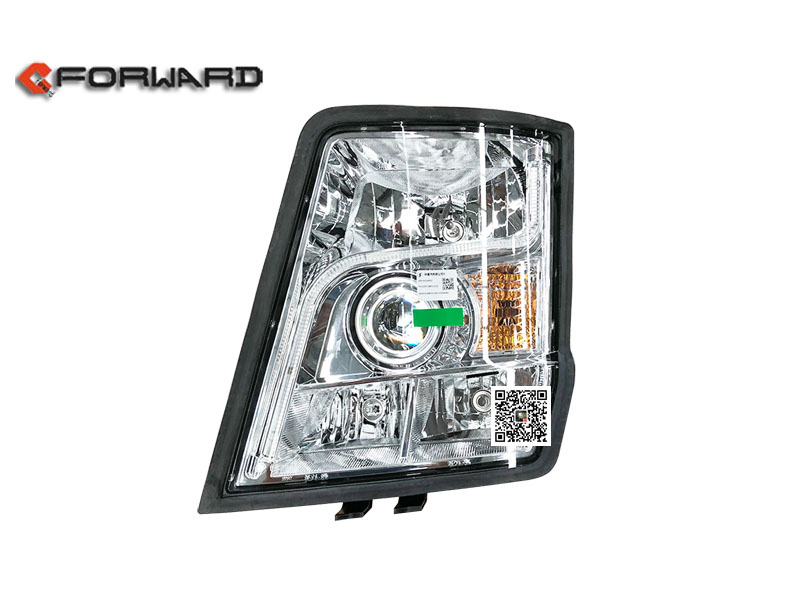 DZ97189723251,Left headlight (diurnal light/electrical modulation),济南向前汽车配件有限公司