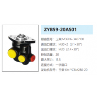 ZYB59-20AS01玉柴發(fā)動(dòng)機(jī)轉(zhuǎn)向泵助力泵液壓油泵轉(zhuǎn)子泵