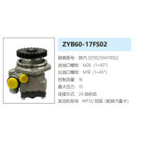 ZYB60-17FS02陜汽德龍轉(zhuǎn)向泵助力泵液壓油泵轉(zhuǎn)子泵