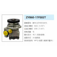 ZYB60-17FS02T陜汽德龍轉(zhuǎn)向泵助力泵液壓油泵轉(zhuǎn)子泵