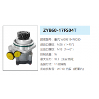 ZYB60-17FS04T重汽國(guó)三大泵發(fā)動(dòng)機(jī)轉(zhuǎn)向泵助力泵液壓油泵轉(zhuǎn)子泵