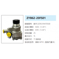 ZYB62-20FS01陜汽德龍轉(zhuǎn)向助力泵轉(zhuǎn)向油泵轉(zhuǎn)子泵動(dòng)力泵