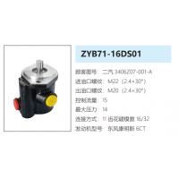 ZYB71-16DS01東風康明斯轉向助力泵轉向油泵轉子泵動力泵