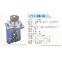 转向助力泵，助力泵，液压泵，叶片泵ZYB-1322R-187，WG9719470037