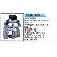 轉(zhuǎn)向助力泵，助力泵，液壓泵，葉片泵ZYB-1820R-350，7679955603