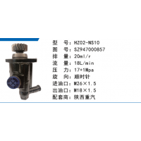 HZ02-NS10陜汽德龍方向助力泵動力轉向泵液壓泵轉子泵葉片泵