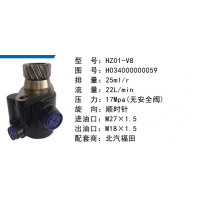HZ01-V8福田欧曼戴姆勒方向助力泵动力转向泵液压泵转子泵叶片泵