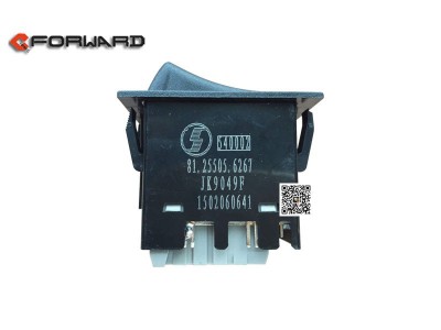 81.25505.6267,Wheel differential lock rocker switch,济南向前汽车配件有限公司