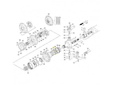 HD90009340138,Shaft seal ring left,济南向前汽车配件有限公司