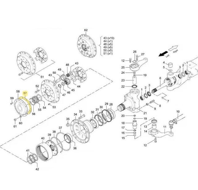 81.96601.0528,Sealing gasket,济南向前汽车配件有限公司