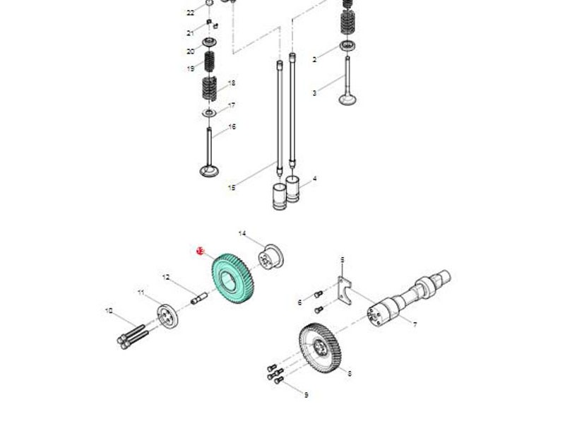 61560050053,Intermediate gear assembly,济南向前汽车配件有限公司