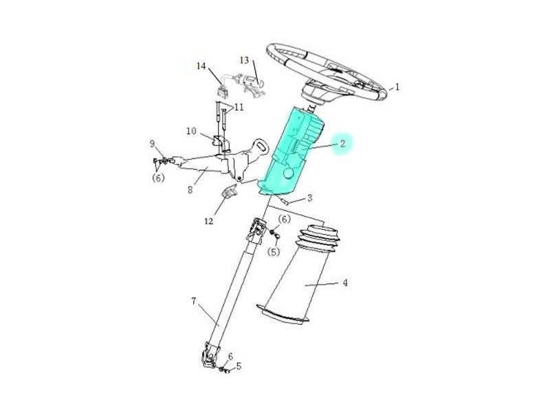 DZ9X189460203,Steering string assembly,济南向前汽车配件有限公司