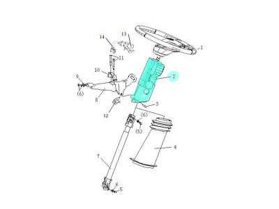 DZ9X189460203,Steering string assembly,济南向前汽车配件有限公司