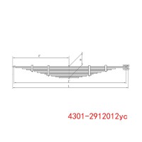 4301-2912012ус 鋼板彈簧總成