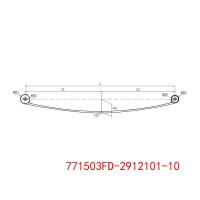 771503FD-2912101-10 福特板簧總成