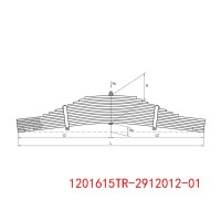 汽车板簧悬架 1201615TR-2912012-01
