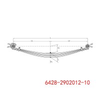 汽车钢板弹簧平衡悬架 6428-2902012-10