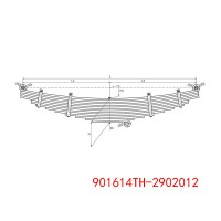 多片式钢板弹簧 901614ТН-2902012