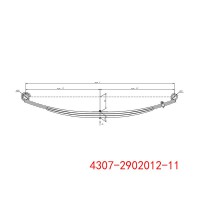4307-2902012-11 KAMAZ 重型卡車板簧