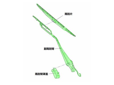 DZ16251740010,Main wiper assembly,济南向前汽车配件有限公司