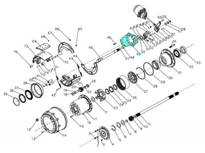 DZ9112340239,Left brake plate,济南向前汽车配件有限公司