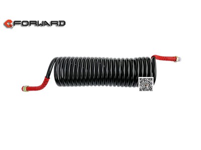 DZ95189360158,Spiral tube assembly (red),济南向前汽车配件有限公司