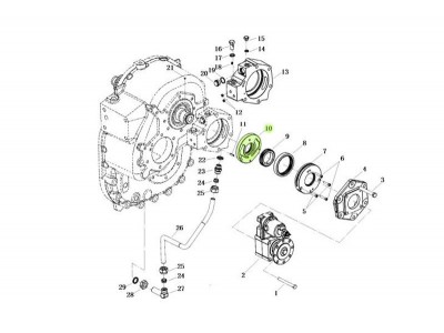 L903050300  油泵盖,Oil pump cover,济南向前汽车配件有限公司