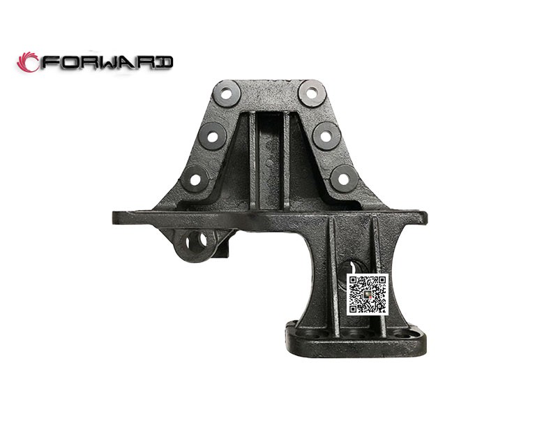 DZ95319690768,Front spring right middle bracket,济南向前汽车配件有限公司