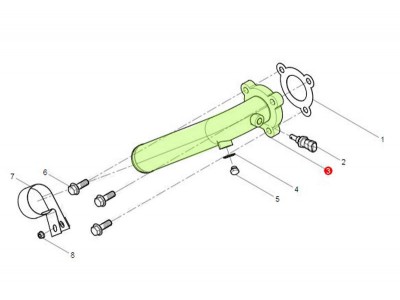 1000356916,Water pipe assembly,济南向前汽车配件有限公司