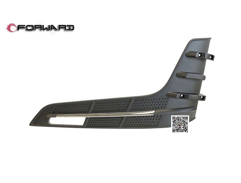 DZ16251110027,Front face mask left grille assy,济南向前汽车配件有限公司
