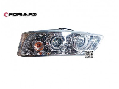 1U80037100001,Left headlight assy,济南向前汽车配件有限公司