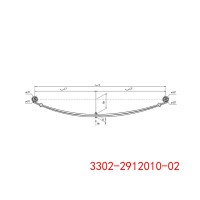 3302-2912010-02 GAZ 鋼板彈簧