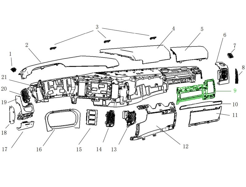 DZ16251160140,Right side stiffener,济南向前汽车配件有限公司
