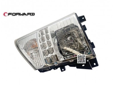 37AF-32010-D 左前组合前照灯,Left front combination headlight,济南向前汽车配件有限公司