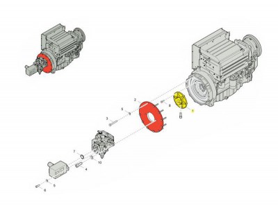 5724 0013 95  泵传动器联轴器,Pump drive coupling,济南向前汽车配件有限公司