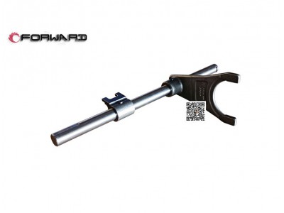 AZ2203220002  1/2挡拨叉轴总成,1/2 shift fork shaft assembly,济南向前汽车配件有限公司