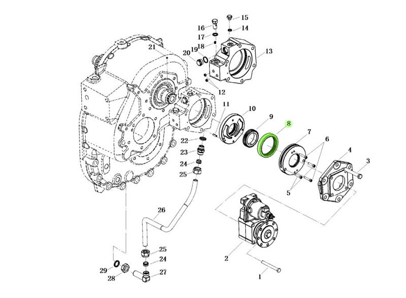 L913310100  3086000396 油泵齿圈,Oil pump tooth ring,济南向前汽车配件有限公司