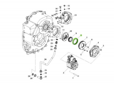 L913310100  3086000396 油泵齿圈,Oil pump tooth ring,济南向前汽车配件有限公司