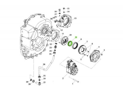 L913310000  3086000394  油泵齿轮,Oil pump gear,济南向前汽车配件有限公司